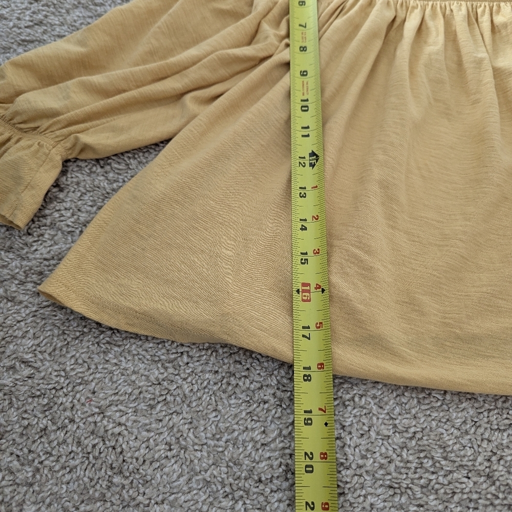 Anthropologie Nation LTD Luca Peasant‎ Top Pima Cotton Cottagecore Square Neck - Picture 9 of 14